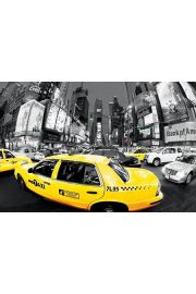 Nowy Jork Godziny Szczytu Times Square te Taxi - plakat 91,5x61 cm