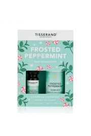 Tisserand Aromatherapy Zestaw olejek eteryczny + mgieka do pomieszcze Frosted Peppermint Duo Collection 9 ml + 100 ml