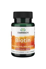 Swanson Biotyna 5mg suplement diety 100 kaps.
