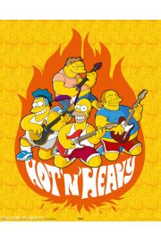 The Simpsons - hot and heavy - Simpsonowie - plakat