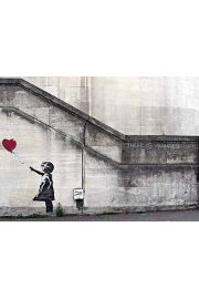 Banksy There is alsways hope - plakat 59,4x42 cm