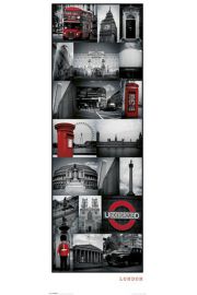 Londyn Kola - plakat 53x158 cm