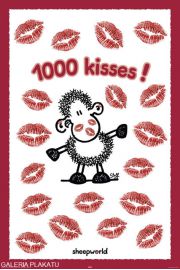 Sheepworld - 1000 kisses - plakat