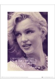 Marilyn Monroe Love - plakat premium