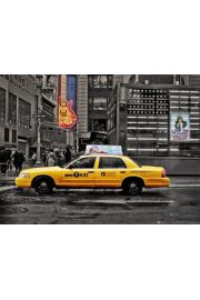 Nowy Jork - Sidma Aleja - ta Takswka - plakat 50x40 cm