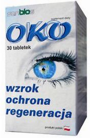 Sanbios Oko - wzrok, ochrona, regeneracja Suplement diety 30 tab.
