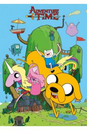 Pora na przygod - Adventure Time - Dom - plakat 100x140 cm