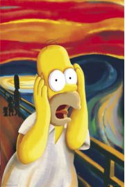 The Simpsons - Krzyk - plakat 100x140 cm