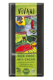 Czekolada Vegan (Na Napoju Ryowym) 40% Kakao Bio 100 G - Vivani
