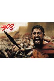 300 Spartan Leonidas - plakat