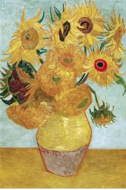 Vincent Van Gogh Soneczniki - plakat