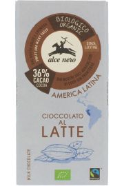 Alce Nero Czekolada mleczna fair trade 100 g Bio