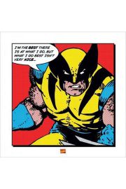 Wolverine I'm The Best - plakat premium 40x40 cm
