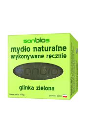 Sanbios Mydo naturalne glinka zielona 100 g