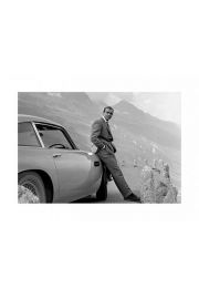James Bond Aston Martin - plakat premium 80x60 cm