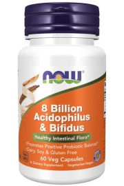 Now Foods 8 Bilion Acidophilus & Bifidus Suplement diety 60 kaps.