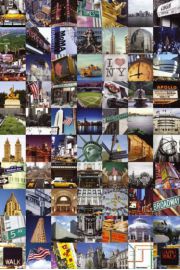Nowy Jork collage - plakat 61x91,5 cm