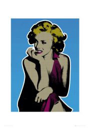 Marilyn Monroe Popart - plakat premium 60x80 cm