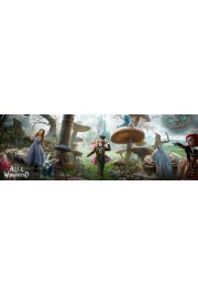 Alicja w Krainie Czarw - Kraina - plakat 158x53 cm