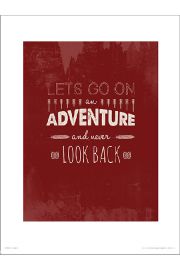 Adventure Red - plakat premium 30x40 cm