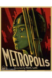 Metropolis - Fritz Lang - retro plakat