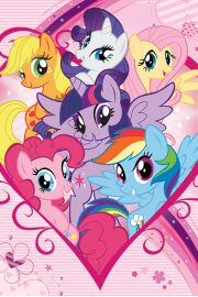 My Little Pony Bohaterowie - plakat 61x91,5 cm