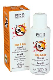 Eco Cosmetics Olejek do ciaa dla dzieci i niemowlt z owocem granatu i rokitnikiem 100 ml