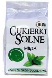 Solana Cukierki solne o smaku mitowym z sol kamienn 100 g