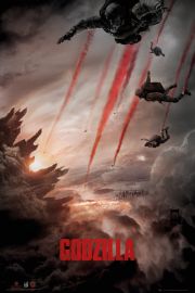 Godzilla Skydive - plakat