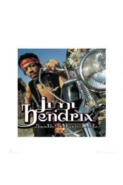 Jimi Hendrix Motocykl - plakat premium 40x40 cm