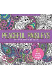 Kolorowanka artystyczna Paisley