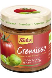 Tartex Pasta sonecznikowa pomidor/bazylia 180 g Bio