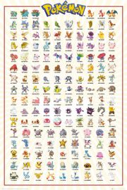 Pokemon GO Wszystkie Pokemony - plakat 61x91,5 cm