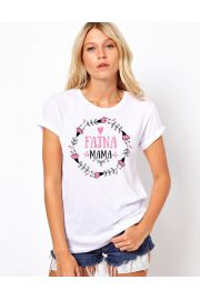 Koszulka "Fajna mama" wzr 1, biaa, M