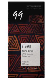 Vivani Czekolada gorzka, kakao 99% 80 g Bio