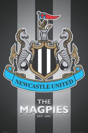 Newcastle United - The Magpies - Godo Klubu - plakat