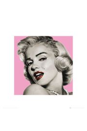 Marilyn Monroe Usta - plakat premium 40x40 cm
