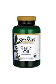 Swanson Garlic Oil Suplement diety 500 kaps.