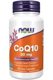 Now Foods Koenzym Q10 30 mg Suplement diety 60 kaps.