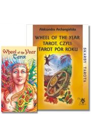 Zestaw Skarby Tarota. Wheel of the Year Tarot, karty i ksika