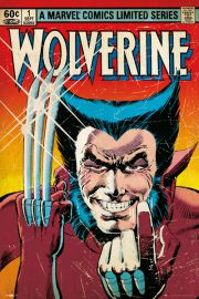 Marvel Wolverine Komiks - retro plakat