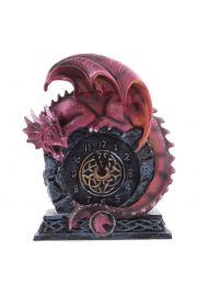 Zegar gotycki smok z wzem celtyckim