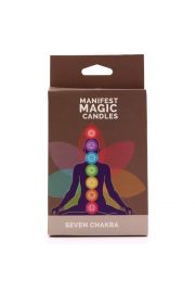 Manifest Magic Candles Seven Chakra, Magiczne wiece Intencyjne 7 Czakr, 7 szt