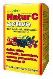 Sanbios Natur C Active Suplement diety 100 tab.