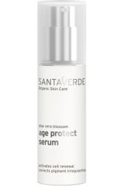 Santaverde Age protect serum przeciwzmarszczkowe z ekstraktem z kwiatu aloesu 30 ml