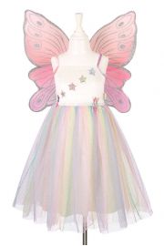 Souza! Kostium sukienka i skrzyda motyl wrka Louanne 5-7 lat