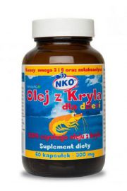 Olej z kryla dla dzieci NKO (30 kapsuek) - suplement diety