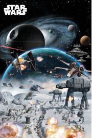 Star Wars Gwiezdne Wojny Bitwa Gwiazda mierci - plakat