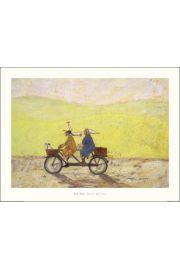 Sam Toft Przejadka rowerem - plakat premium 80x60 cm