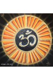 Mandala z symbolem Om